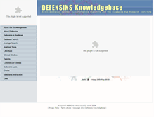 Tablet Screenshot of defensins.bii.a-star.edu.sg